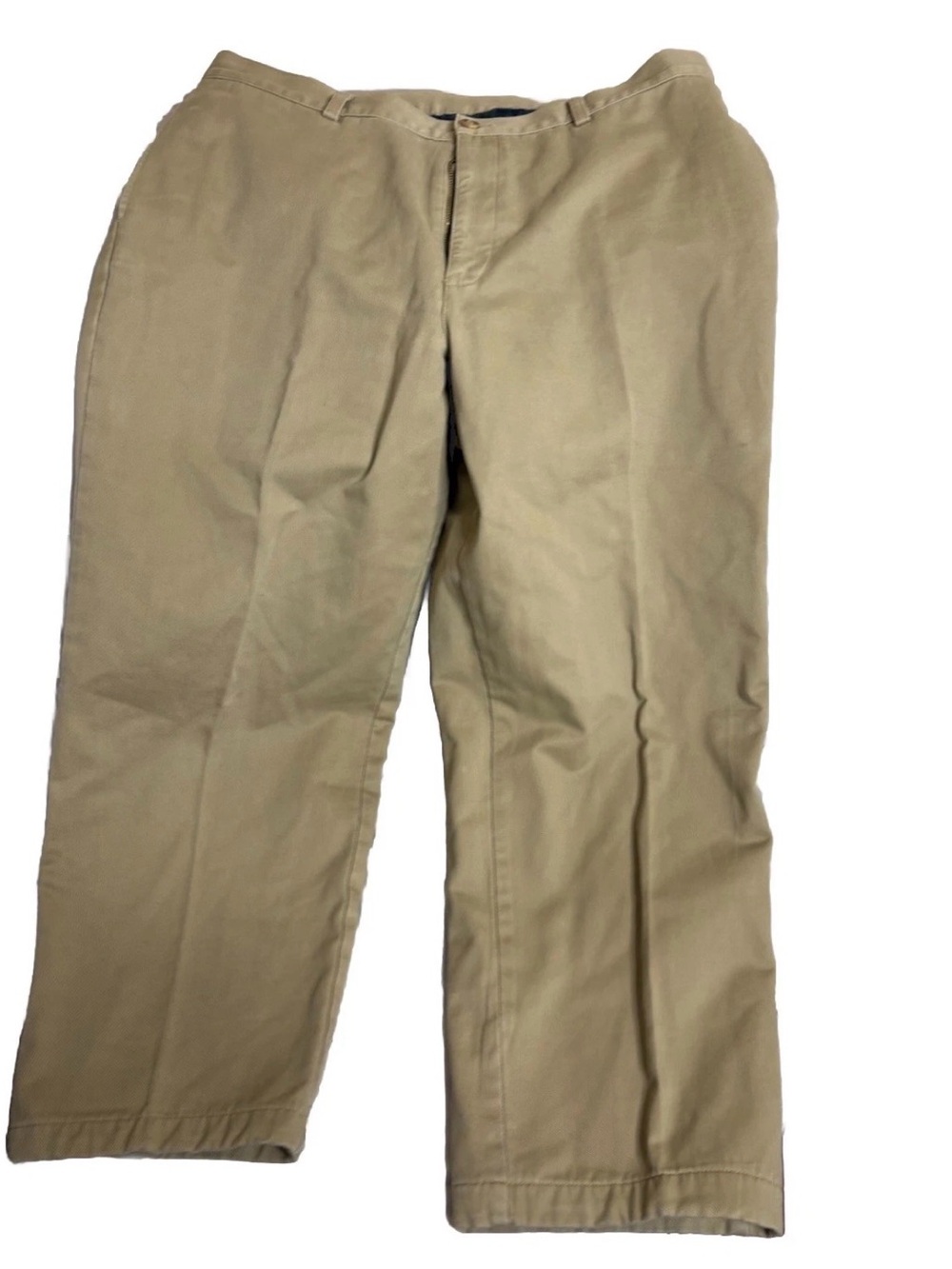 L.L. Bean Pants Mens 37x30 Beige Khaki Chino Natural Fit Flannel Lined Casual